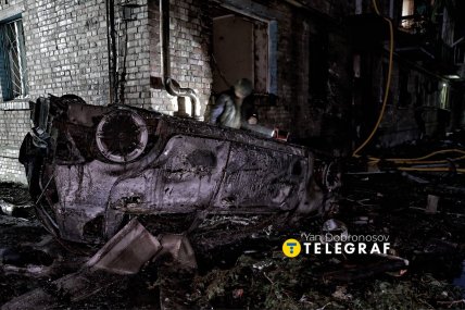 Пошкоджені авто у Києві