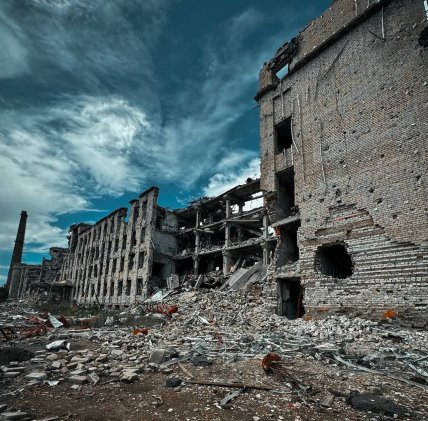 Разрушенные помещения Азовстали