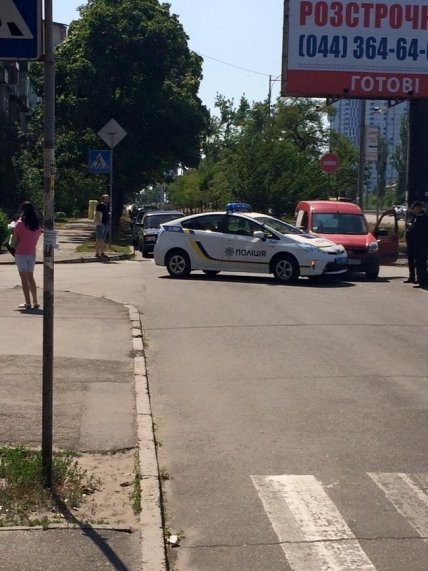 В Киеве сотрудники патрульной службы попали в ДТП