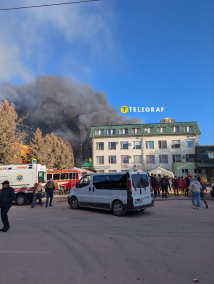 Наслідки атаки РФ на Тернопіль 19 листопада