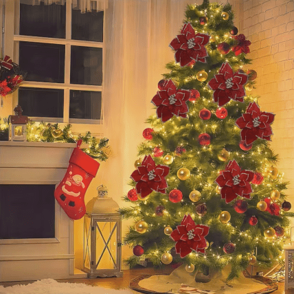 цветы на елке 2026