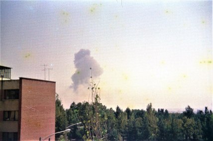 22 вересня 1980 — дим над Тегераном після авіаудару