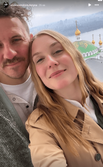 Евгений Клопотенко жена Екатерина Воскресенская