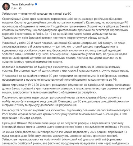 Пост Тараса Загороднего