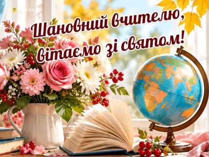 День вчителя, картинки, листівки, привітання
