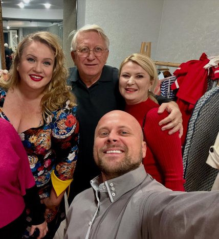 Горянський разом із дружиною Оленою на гастролях