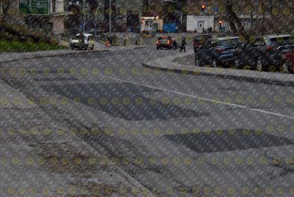 Ремонт дорог на Лукьяновской в Киеве.