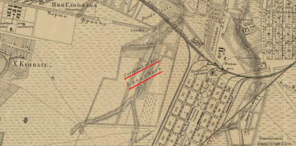 Цукровий завод Ізраїля Бродського в Одесі на карті