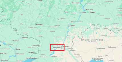 Де знаходиться Волгоград на карті