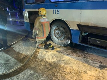 ДТП с пожаром в Ровно