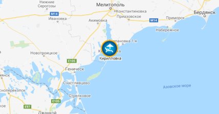 Кирилівка на карті