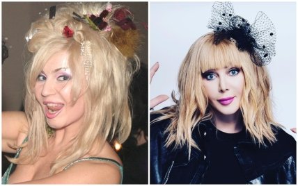 Ірина Білик у молодості і зараз