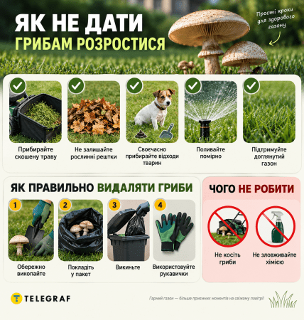 Как не дать грибам разросться