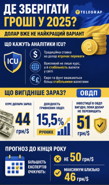 Куди вигідніше інфестувати гроші