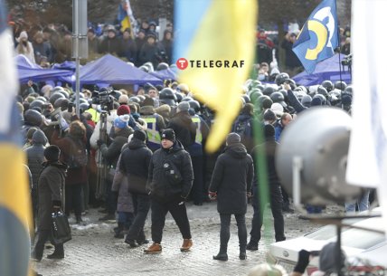 Мітинг під Печерським районним судом Києва 19.01.2022