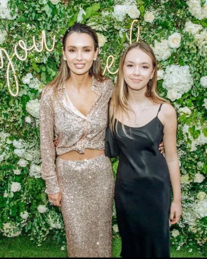 Елизавета Ющенко с дочерью Варей