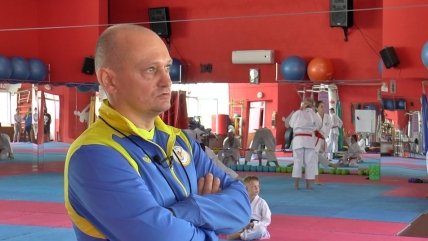 Тренер Инны Визир Николай Богодистый