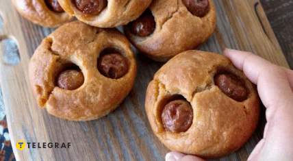 Смачні кексики з сосисками