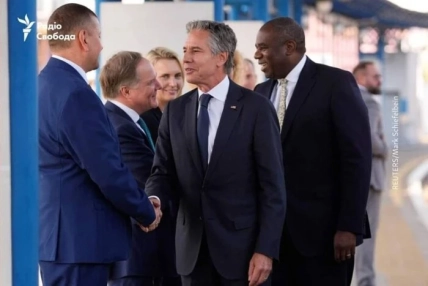 Валерій Залужний зустрічає Ентоні Блінкена і Девіда Леммі