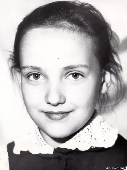 Надія Савченко у дитинстві