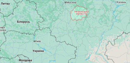 Де на карті Рязанська область