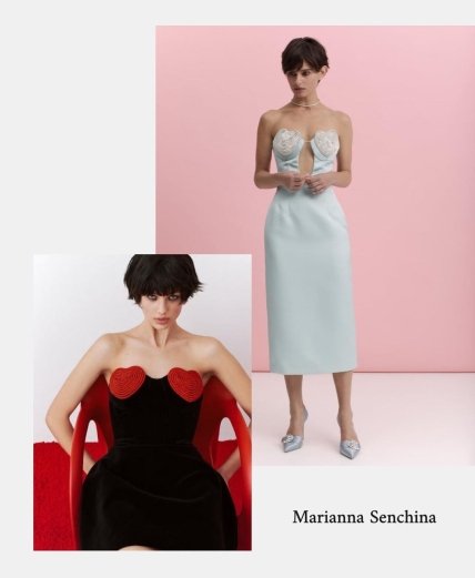 Платье с аппликацией