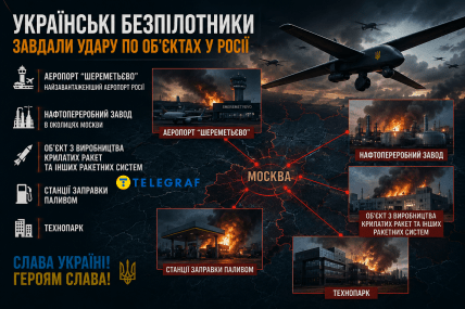 Наслідки атаки дронів на Москву та область 17 травня 2026