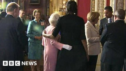 Мишель Обама и Елизавета II