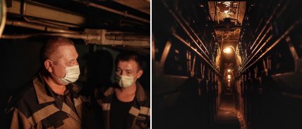 Ескалатор на станції Хрещатик зсередини