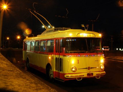Тролейбус Шкода-9Тр у Рівному