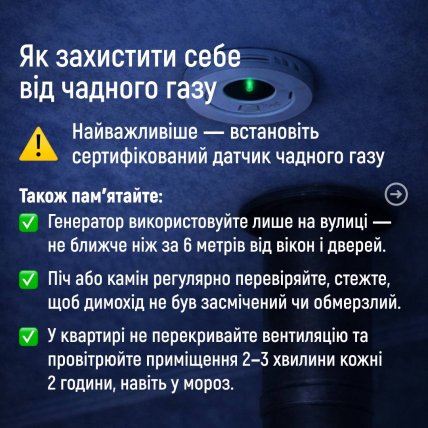 Як захиститися від чадного газу