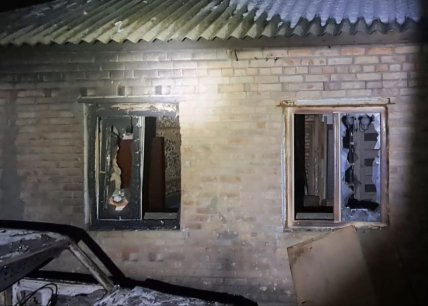 Пошкоджене житло в Дніпропетровській області