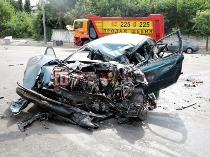 Киев, ДТП на Соломенской улице 17 июля