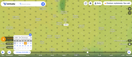 Погода в Киеве на 20 марта