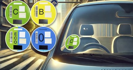 Существует четыре категории экологических наклеек DGT
