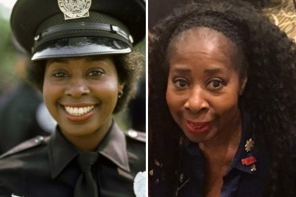 Мэрион Рэмси в Полицейской академии и сейчас