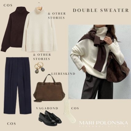 Стильный образ со свитером