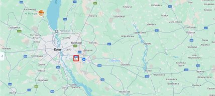 Село Счастливое на карте