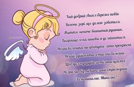 День ангела Миколи картинка