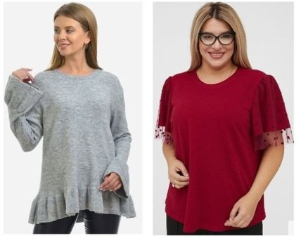 Рюши, оборки