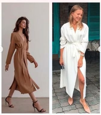 Платье на запах