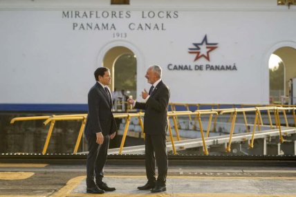 U.S. Secretary of State Marco Rubio during his visit to Panama. Photo AFP