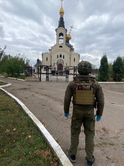 Храм УПЦ (МП) в Константиновке после удара