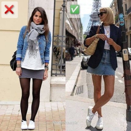 Как носить мини-юбку в 2023 году