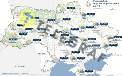 Погода в Україні 23 серпня