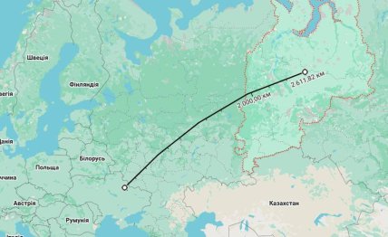 Урал на карті