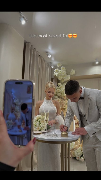 Матвій Пономаренко з дружиною Дариною