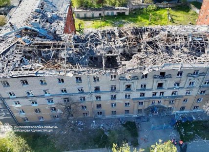 Гуртожиток в Дніпрі після атаки 03.05.2026
