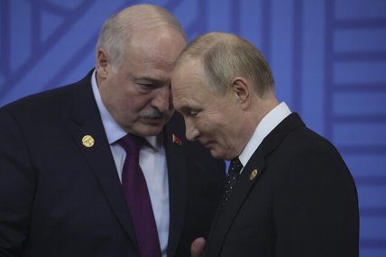 Александр Лукашенко и Владимир Путин