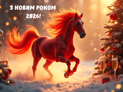 З роком Вогняного Коня 2026, картинки, листівки, проза